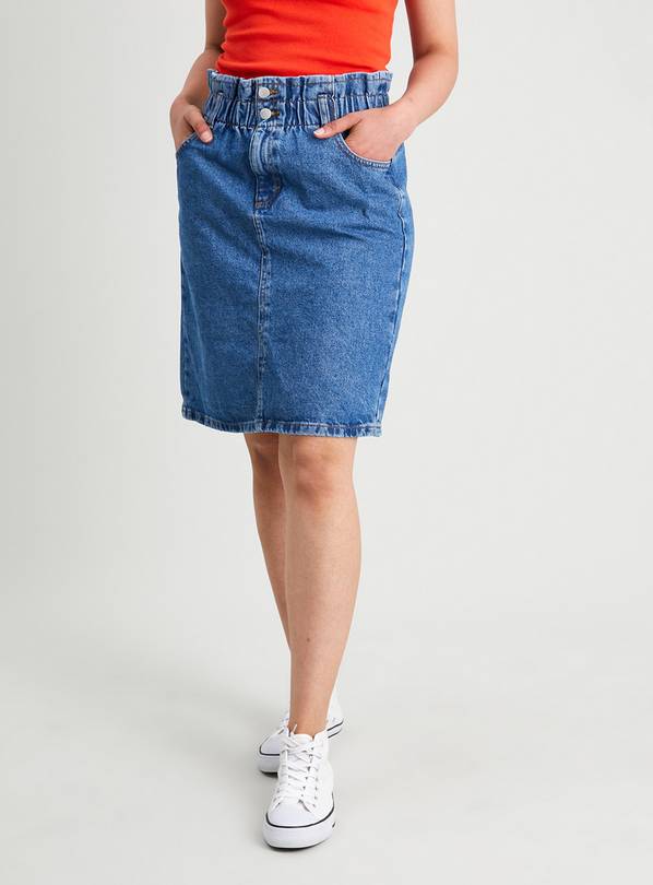 Buy Midwash Denim Paperbag Skirt 20 Skirts Argos